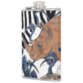 Sacred Rhino Flachmann (Links)