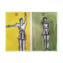 SACRED RHYTHMIC III,IV TANZMOVEMENTS POST CARD