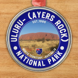 Sacred Rock of Australia – Uluru National Park Ornament Aus Metall