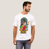 Sacred Shiva Parvati T-Shirt – Divine Love & Cosmi (Vorne ganz)