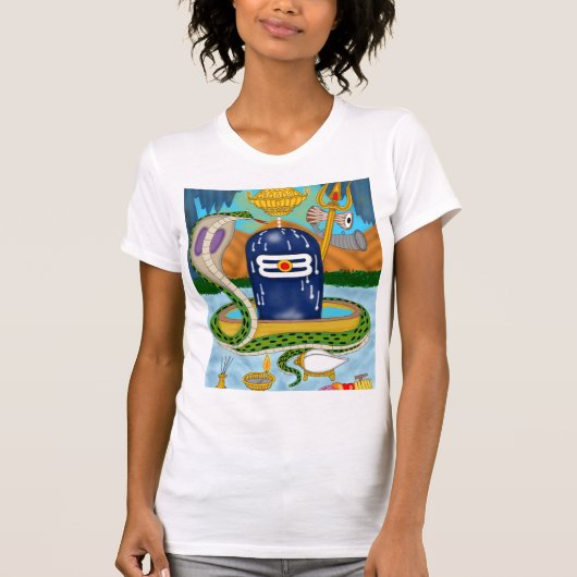 Sacred Shivlingam – Divine Mahadev Spiritual T-Shi T-Shirt (Vorderseite)