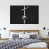 Sacred Silver: Ornate Processional Cross Leinwanddruck (Insitu (Schlafzimmer))