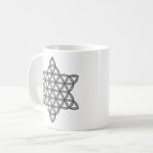 Sacred Star - Star of Life, 02/3D/Black. Kaffeetasse (Vorderseite Links)