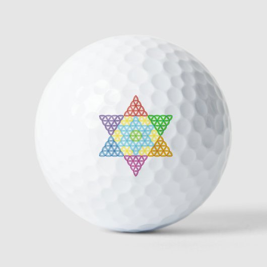 Sacred Star - Star of Life, 04/3D-CF. Golfball (Vorderseite)