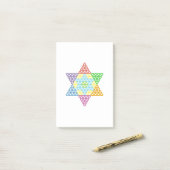 Sacred Star - Star of Life, 04/3D-CF. Post-it Klebezettel (Auf Schreibtisch)