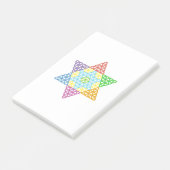 Sacred Star - Star of Life, 04/3D-CF. Post-it Klebezettel (angewinkelt)