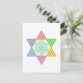 Sacred Star - Star of Life, 04/3D-CF. Postkarte (Stehend Vorderseite)