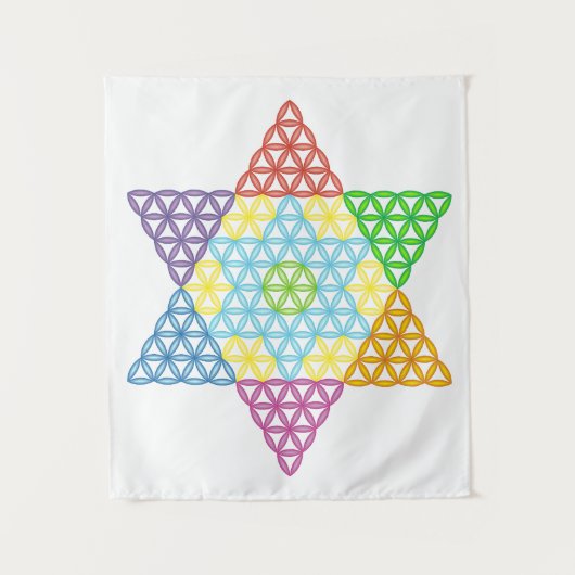 Sacred Star - Star of Life, 04/3D-CF. Wandteppich (Vorderseite)