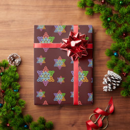 Sacred Star - Star of Life, 2/3D-CF. Geschenkpapier