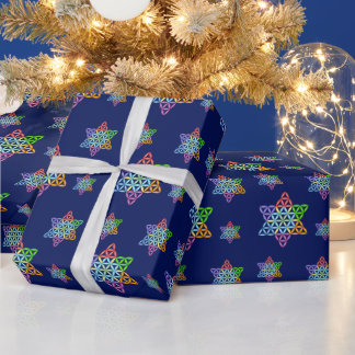 Sacred Star - Star of Life, 2/3D-CF. Geschenkpapier