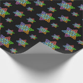 Sacred Star - Star of Life, 2/3D-CF. Geschenkpapier (Ecke)