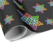 Sacred Star - Star of Life, 2/3D-CF. Geschenkpapier (Rolleneckpunkt)