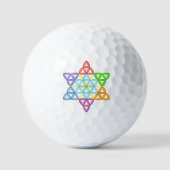 Sacred Star - Star of Life, 2/3D-CF. Golfball (Vorderseite)