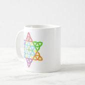 Sacred Star - Star of Life, 2/3D-CF. Kaffeetasse (Vorderseite Links)