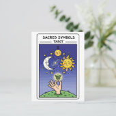 Sacred Symbols Tarot Postkarte (Stehend Vorderseite)
