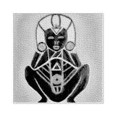 Sacred Taíno Atabey Gummistempel (Prägung)