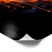 Sacred Tiger – Cosmic Balance | Mystical Tiger Fan Poster (Ecke)