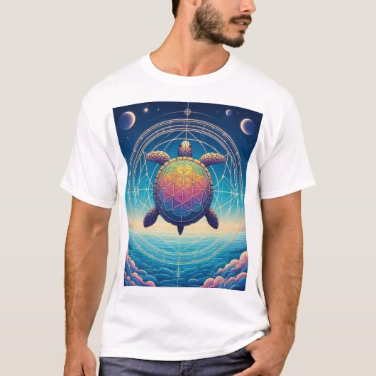 Sacred turtle  slow and steady wins the race! T-Shirt (Vorderseite)