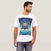 Sacred turtle  slow and steady wins the race! T-Shirt (Vorne ganz)