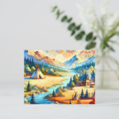 Sacred Valley - Die Heimat der amerikanischen Stam Postkarte (Stehend Vorderseite)