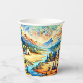 Sacred Valley Symbolic Celebration Design Pappbecher (Vorderseite)