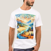 Sacred Valley Symbolic Expression Design T-Shirt (Vorderseite)