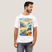 Sacred Valley Symbolic Expression Design T-Shirt (Vorne ganz)