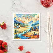 Sacred Valley Symbolic Gathering Design Serviette (Beispiel)