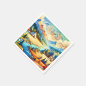 Sacred Valley Symbolic Gathering Design Serviette (Ecke)