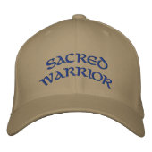 SACRED WARRIOR BESTICKTE KAPPE (Vorderseite)