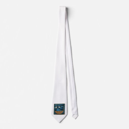 Sacred Wedjat Eye of Horus Krawatte (Vorderseite)