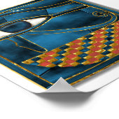 Sacred Wedjat Eye of Horus Poster (Ecke)