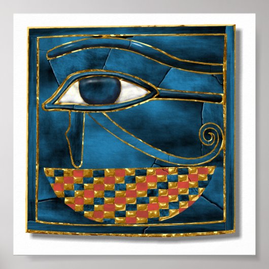 Sacred Wedjat Eye of Horus Poster (Vorne)