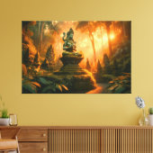 Sacred Whispers von Bali Leinwanddruck (Insitu (Wohnzimmer))