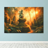 Sacred Whispers von Bali Leinwanddruck (Insitu (Holzboden))