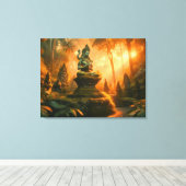 Sacred Whispers von Bali Leinwanddruck (Insitu (Holzboden))