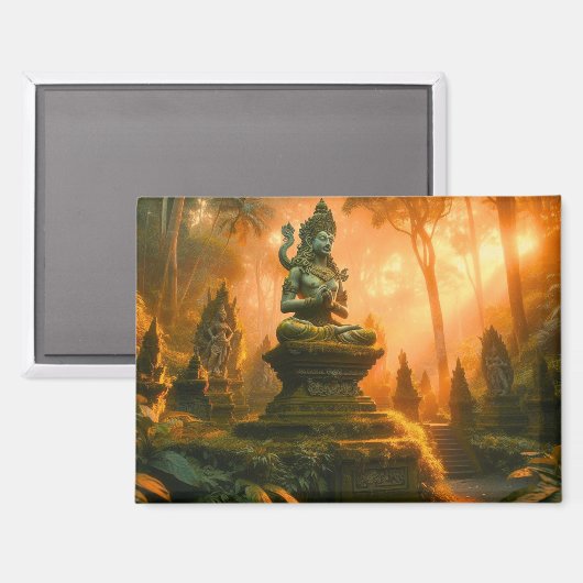 Sacred Whispers von Bali Magnet (Vorderseite/Rückseite)