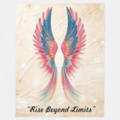 "Sacred Winged Symbol" Fleecedecke (Vorderseite)