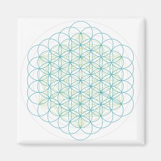 SacredFlowers Magnet (Vorne)