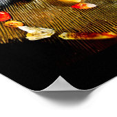 SACREL CHAKRA, GEMSTONES POSTER (Ecke)