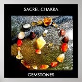 SACREL CHAKRA, GEMSTONES POSTER (Vorne)