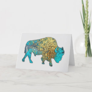 Sacro Buffalo - Talking Canyons, New Mexico Card Karte