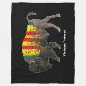 Sacro Buffalo Vietnam Veteran BLANKET Fleecedecke (Vorderseite)