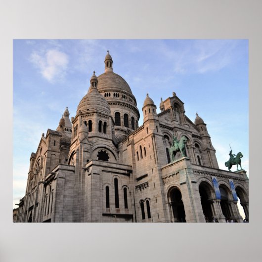 Sacro Coeur Sacro Heart Basilica Paris Frankreich Poster (Vorne)