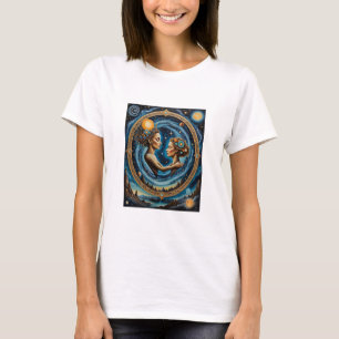 Sacro Cosmic Mirror Goddess Shirt