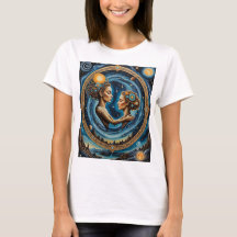 Sacro Cosmic Mirror Goddess Shirt