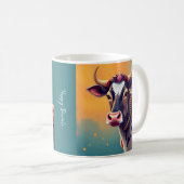 Sacro Cow Diwali vibe Kaffeetasse (VorderseiteRechts)