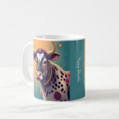 Sacro Cow Diwali vibe Kaffeetasse (Vorderseite Links)