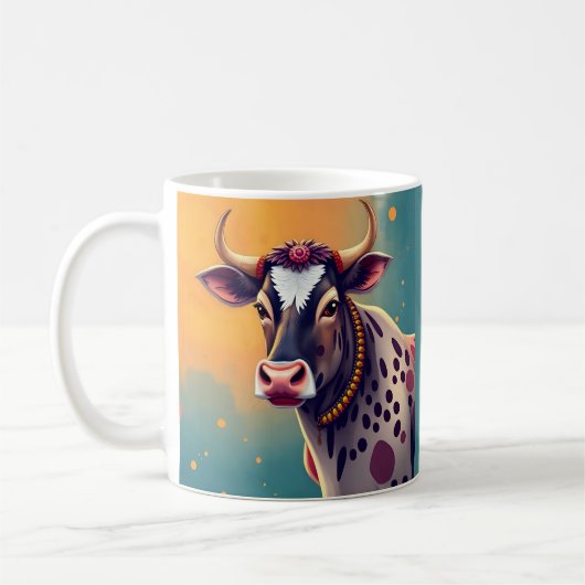 Sacro Cow Diwali vibe Kaffeetasse (Links)