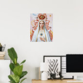 Sacro Evil Eye Schutz Mary Poster (Heimbüro)
